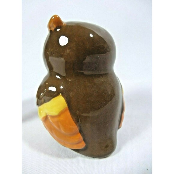 Owls Salt and Pepper Shakers Ceramic Woodland Birds Set of 2 Home Gift NEW - Picture 6 of 7